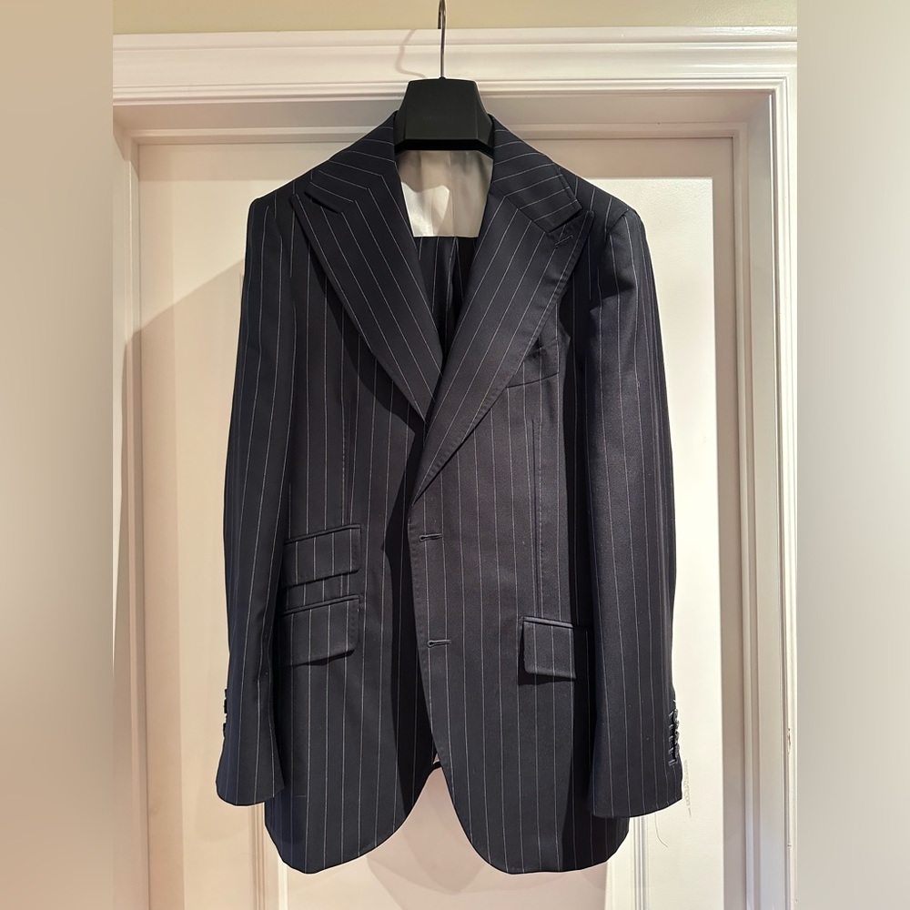 Navy Pinstripe Suitsupply Suit